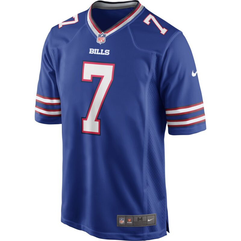 Doug Flutie Buffalo Bills Game Retired Player Jersey - Royal - Image 2