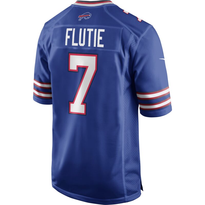 Doug Flutie Buffalo Bills Game Retired Player Jersey - Royal - Image 3