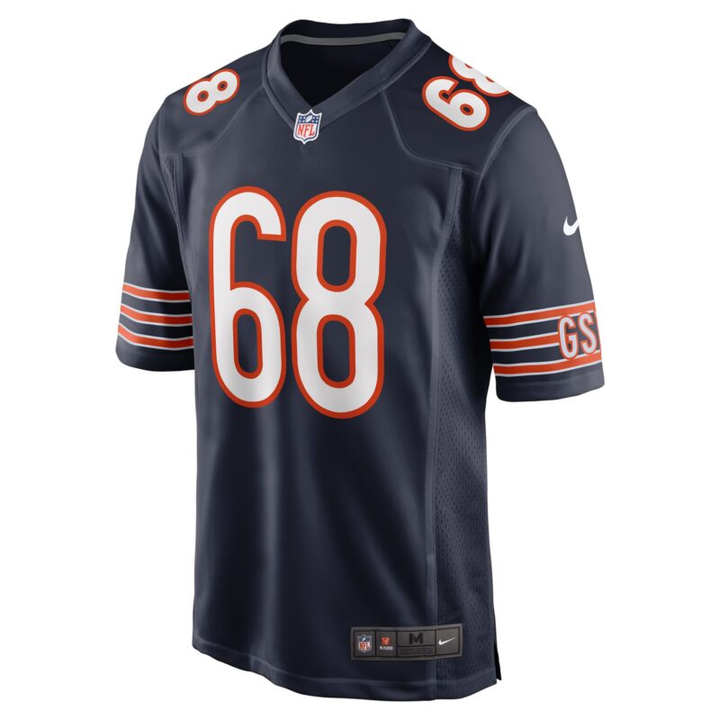 Doug Kramer Jr. Chicago Bears Game Jersey - Navy - Image 2