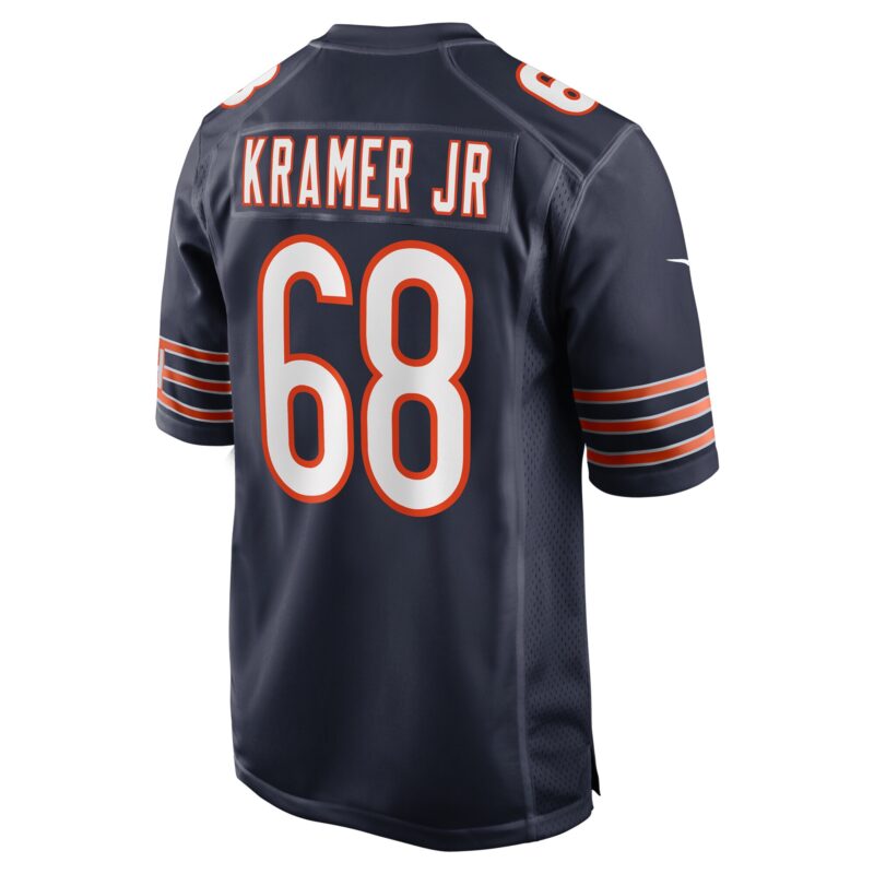 Doug Kramer Jr. Chicago Bears Game Jersey - Navy - Image 3
