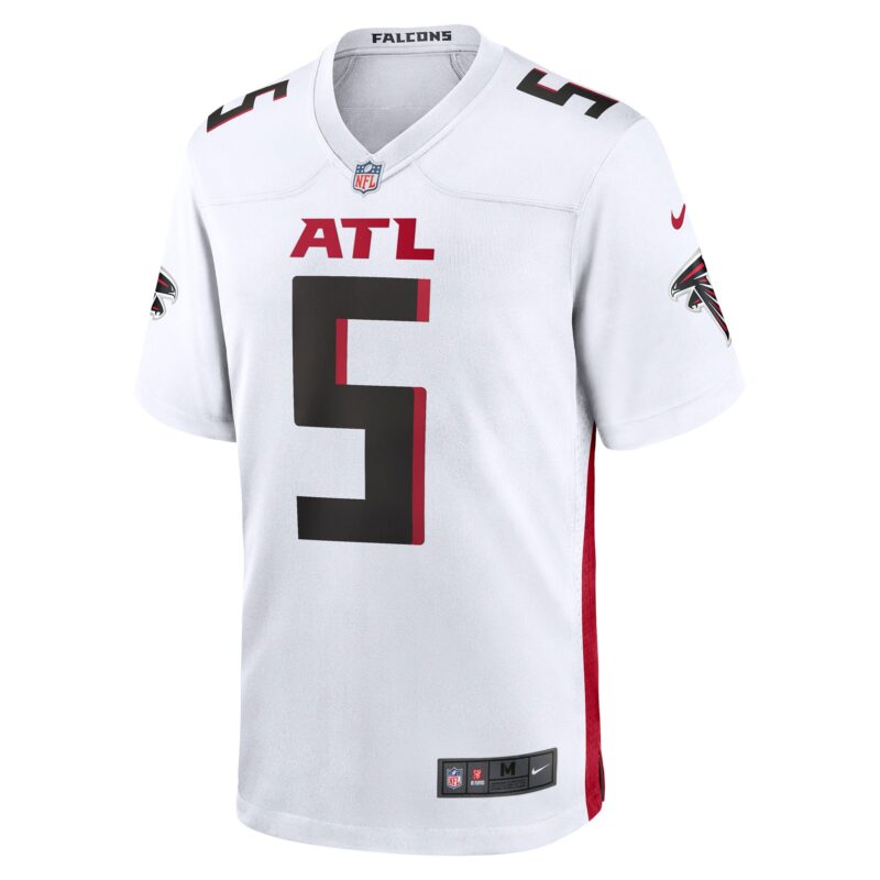 Drake London Atlanta Falcons Away Game Player Jersey - White - Image 2