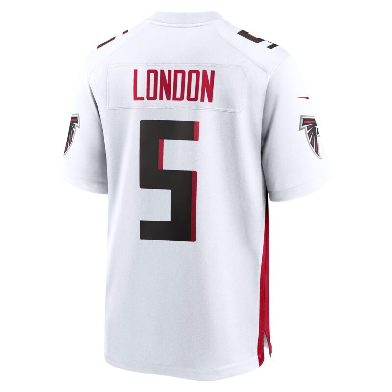 Drake London Atlanta Falcons Away Game Player Jersey - White - Image 3