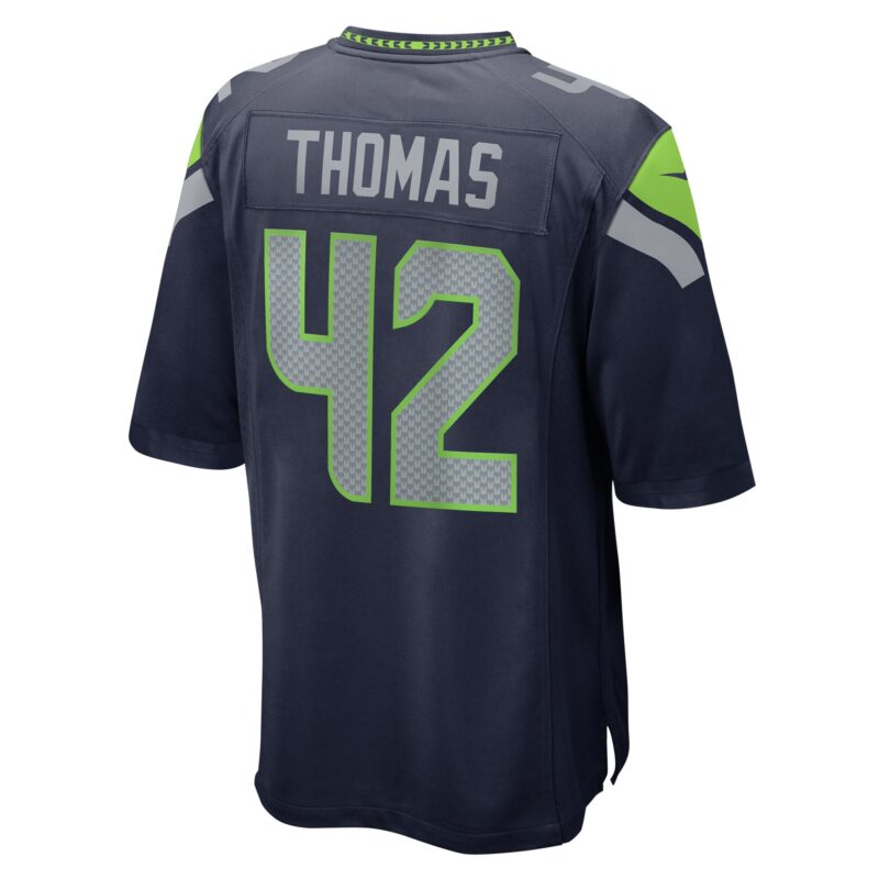 Drake Thomas Seattle Seahawks Game Jersey - College Navy - Image 3