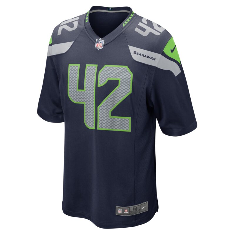 Drake Thomas Seattle Seahawks Team Game Jersey - College Navy - Image 2
