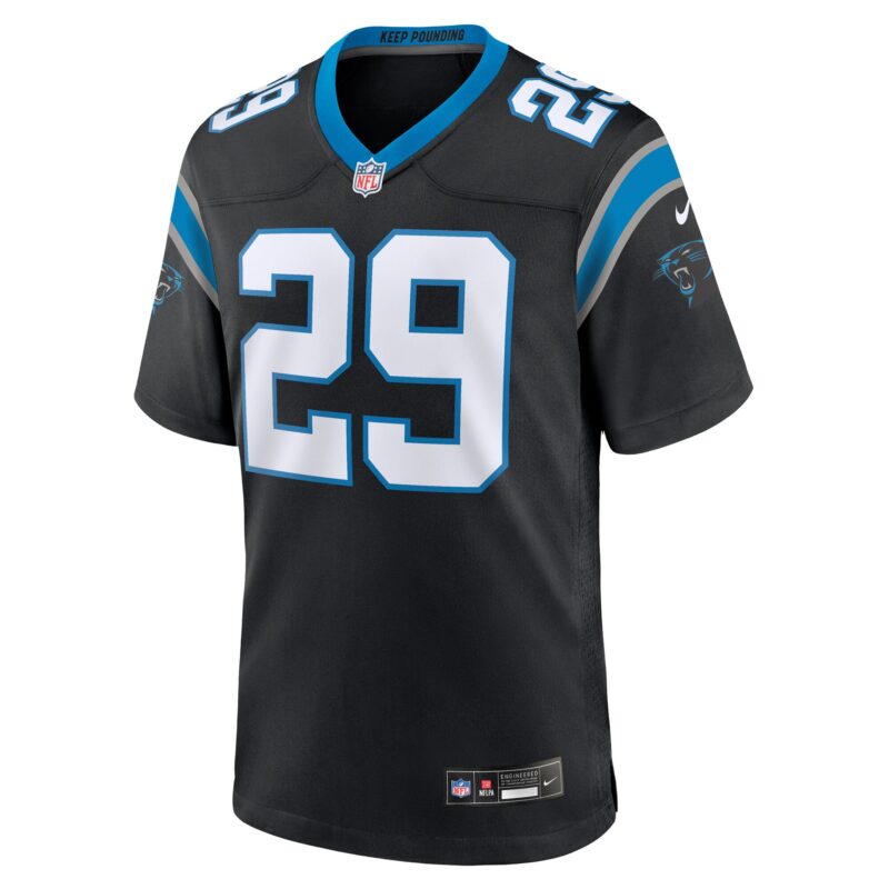 D'Shawn Jamison Carolina Panthers Team Game Jersey - Black - Image 2