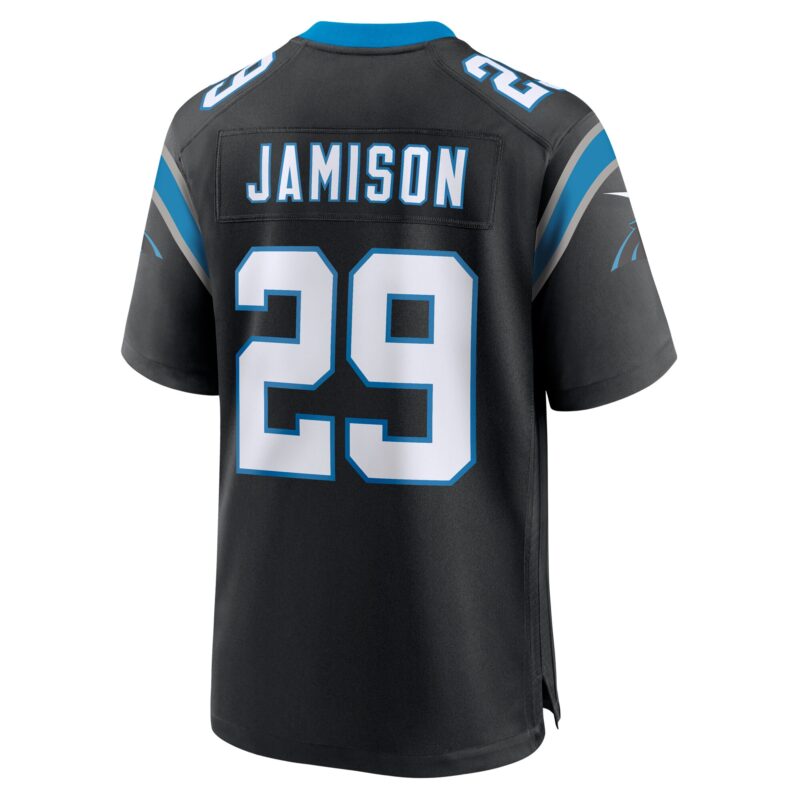D'Shawn Jamison Carolina Panthers Team Game Jersey - Black - Image 3