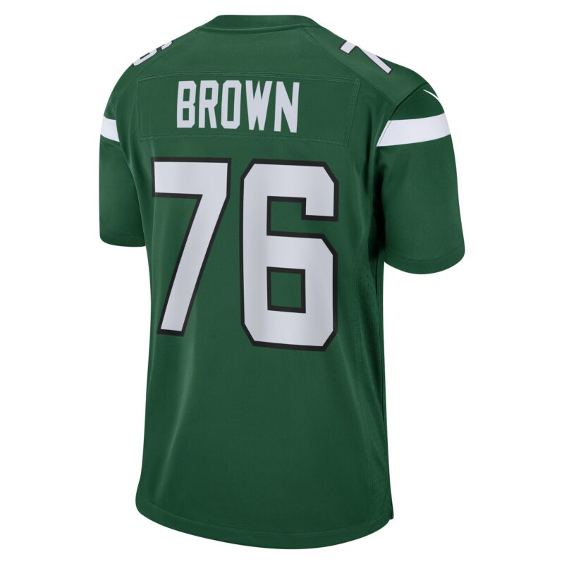 Duane Brown New York Jets Team Game Jersey - Gotham Green - Image 3