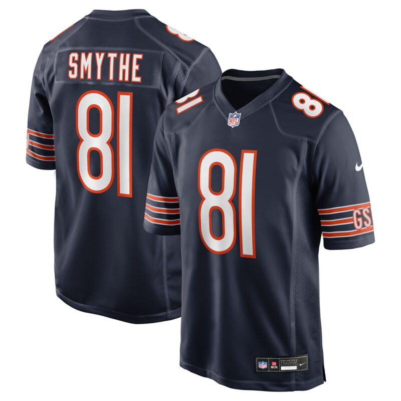 Durham Smythe Chicago Bears Team Game Jersey - Navy