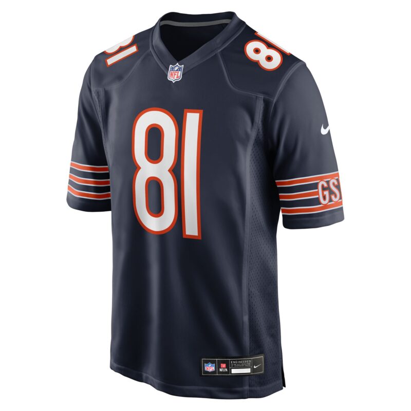 Durham Smythe Chicago Bears Team Game Jersey - Navy - Image 2