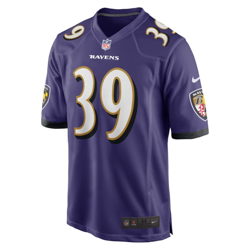 Duron Harmon Baltimore Ravens Game Jersey - Purple - Image 2