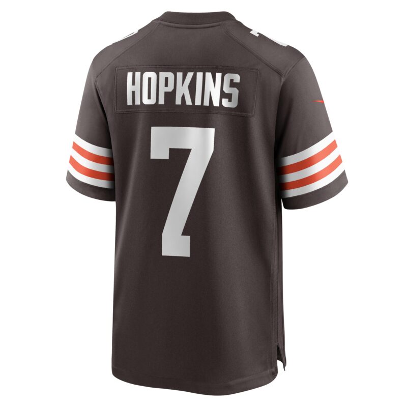 Dustin Hopkins Cleveland Browns Team Game Jersey - Brown - Image 3