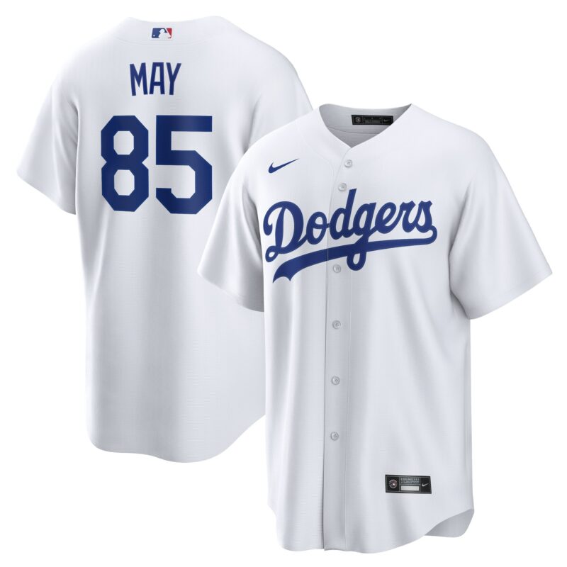 Dustin May Los Angeles Dodgers Home Jersey - White