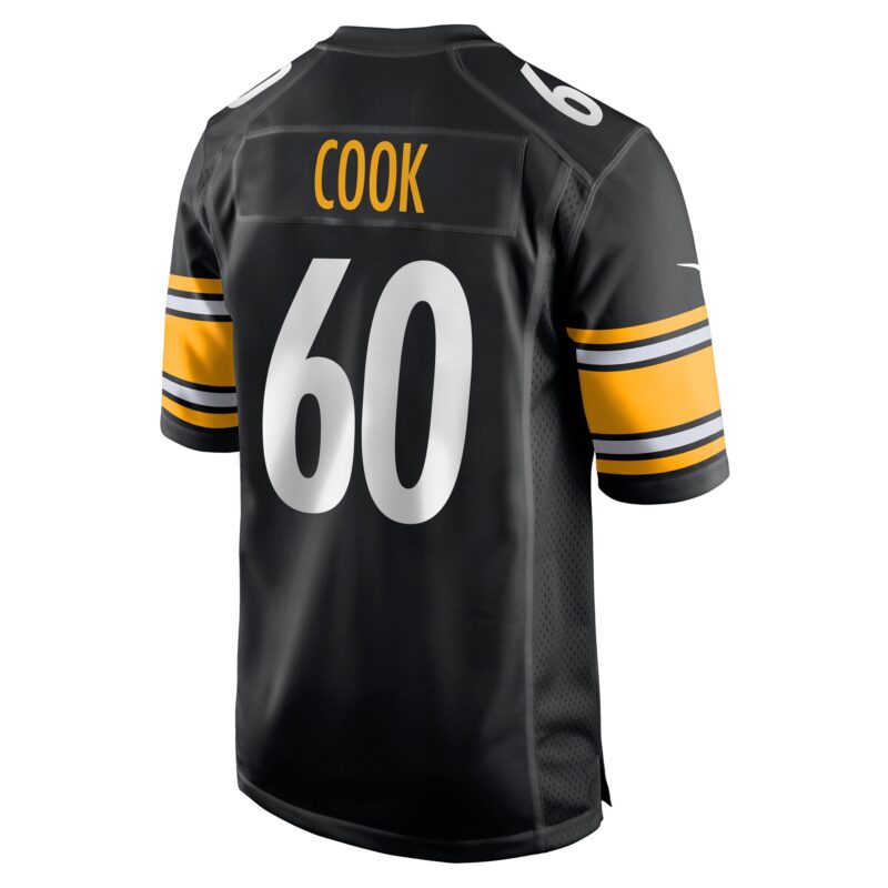 Dylan Cook Pittsburgh Steelers Game Jersey - Black - Image 3