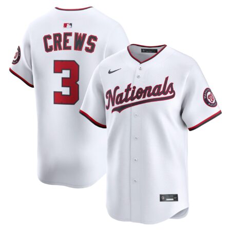 Dylan Crews Washington Nationals Alternate Limited Player Jersey - White