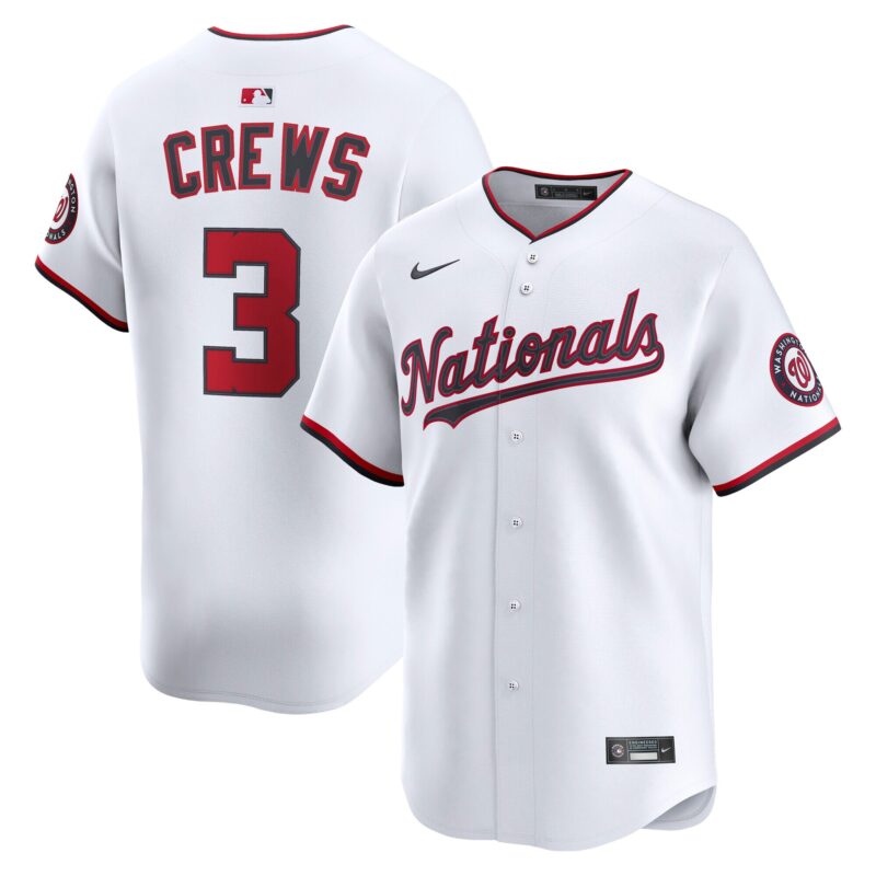 Dylan Crews Washington Nationals Alternate Limited Player Jersey - White
