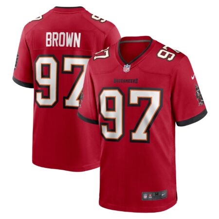 Earnest Brown IV Tampa Bay Buccaneers Game Jersey - Red