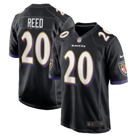Ed Reed Baltimore Ravens Retired Player Jersey - Black