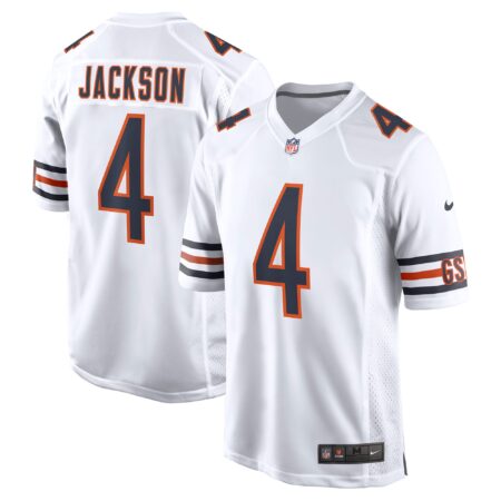 Eddie Jackson Chicago Bears Game Jersey - White