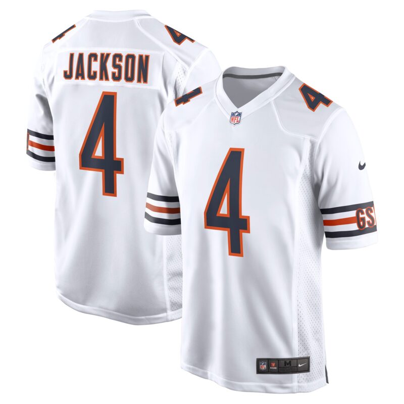 Eddie Jackson Chicago Bears Game Jersey - White