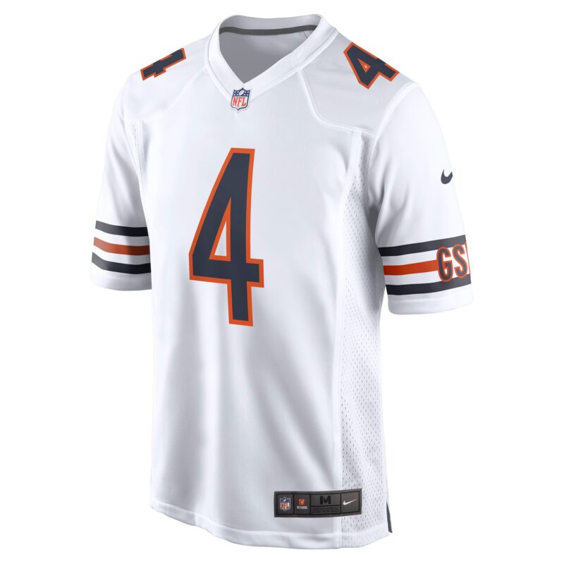 Eddie Jackson Chicago Bears Game Jersey - White - Image 2