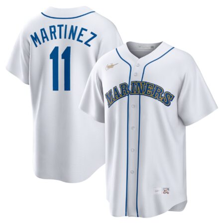 Edgar Martinez Seattle Mariners Home Cooperstown Collection Player Jersey - White