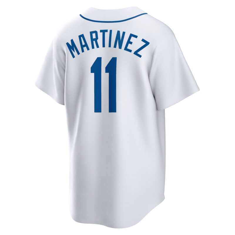Edgar Martinez Seattle Mariners Home Cooperstown Collection Player Jersey - White - Image 3