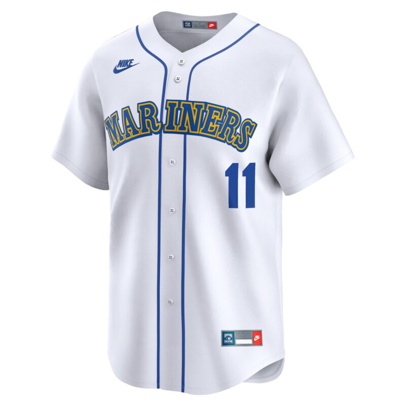 Edgar Martinez Seattle Mariners Throwback Cooperstown Limited Jersey - White - Image 2
