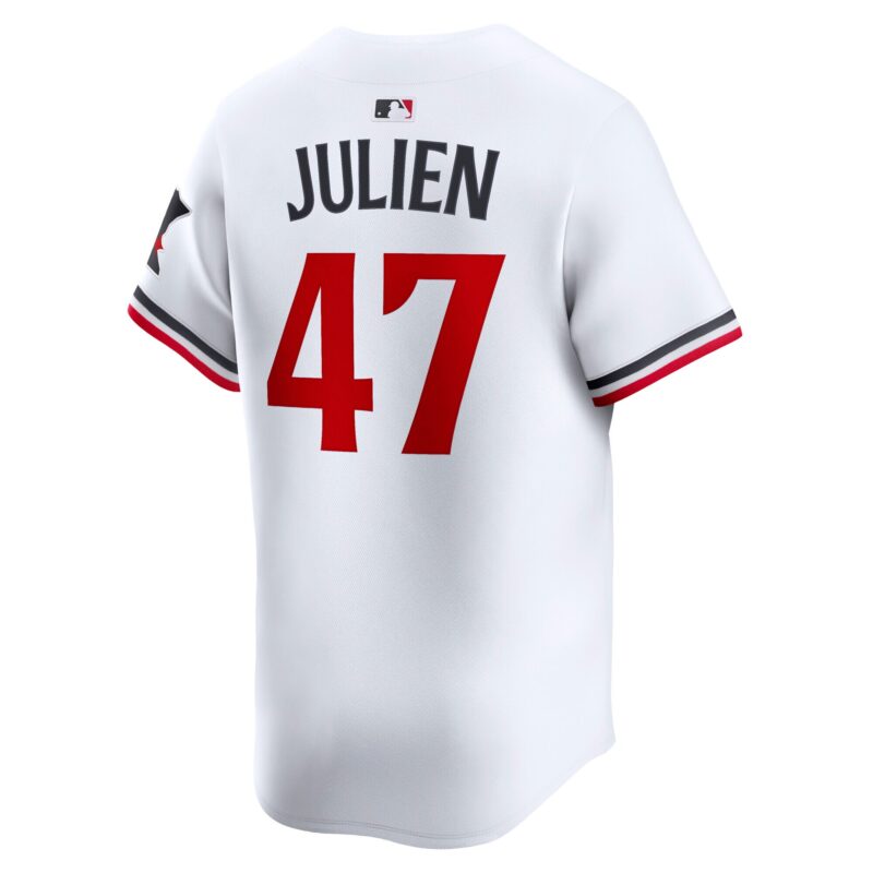 Edouard Julien Minnesota Twins Home Limited Player Jersey - White - Image 3