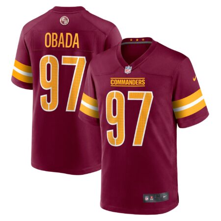 Efe Obada Washington Commanders Game Jersey - Burgundy