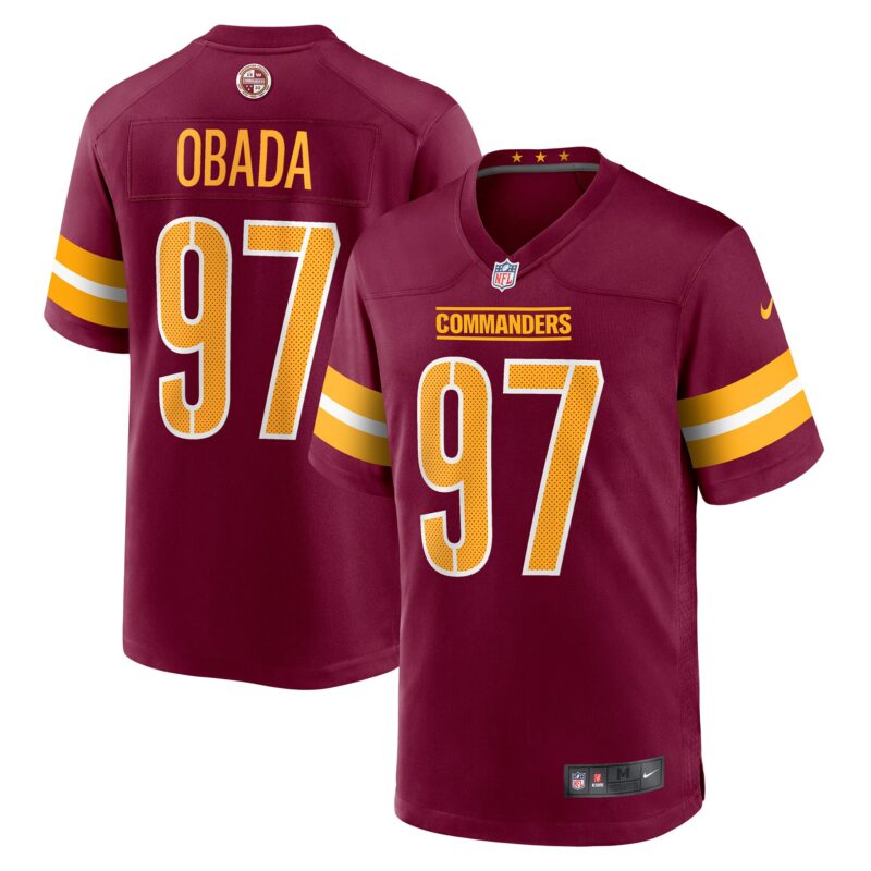 Efe Obada Washington Commanders Game Jersey - Burgundy