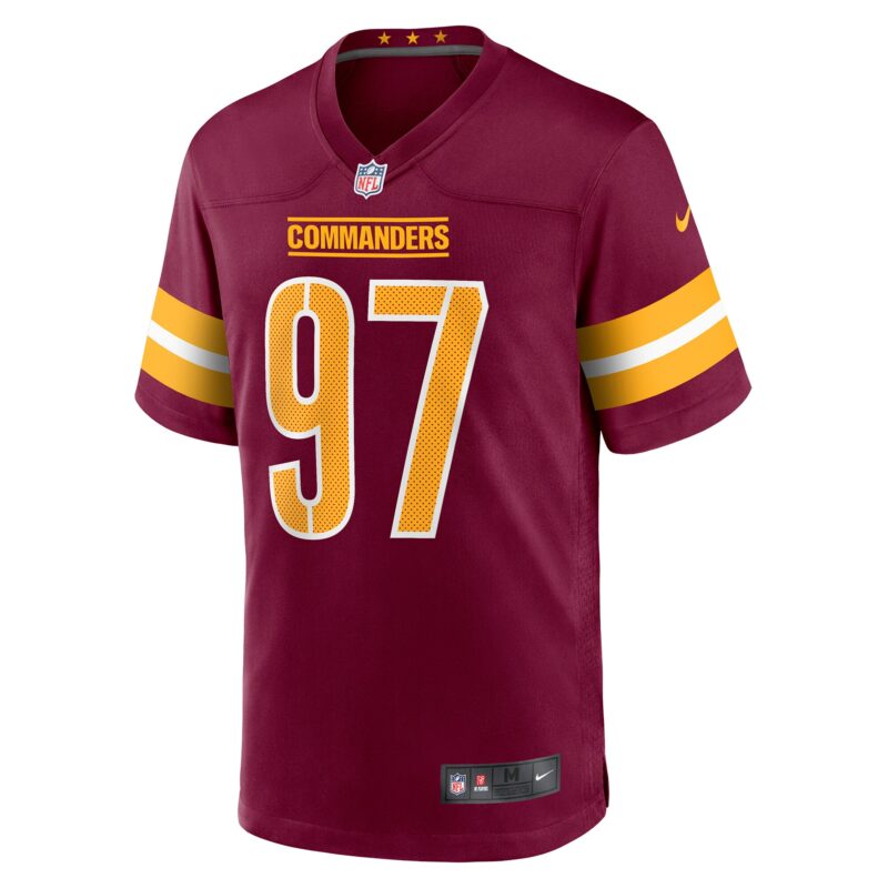 Efe Obada Washington Commanders Game Jersey - Burgundy - Image 2
