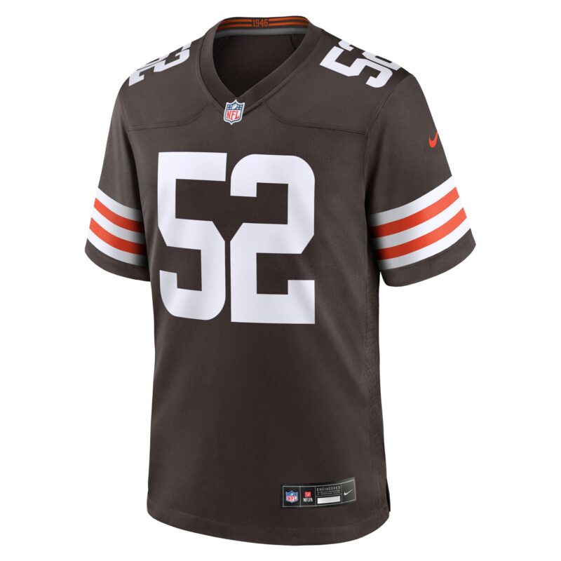 Elerson Smith Cleveland Browns Team Game Jersey - Brown - Image 2