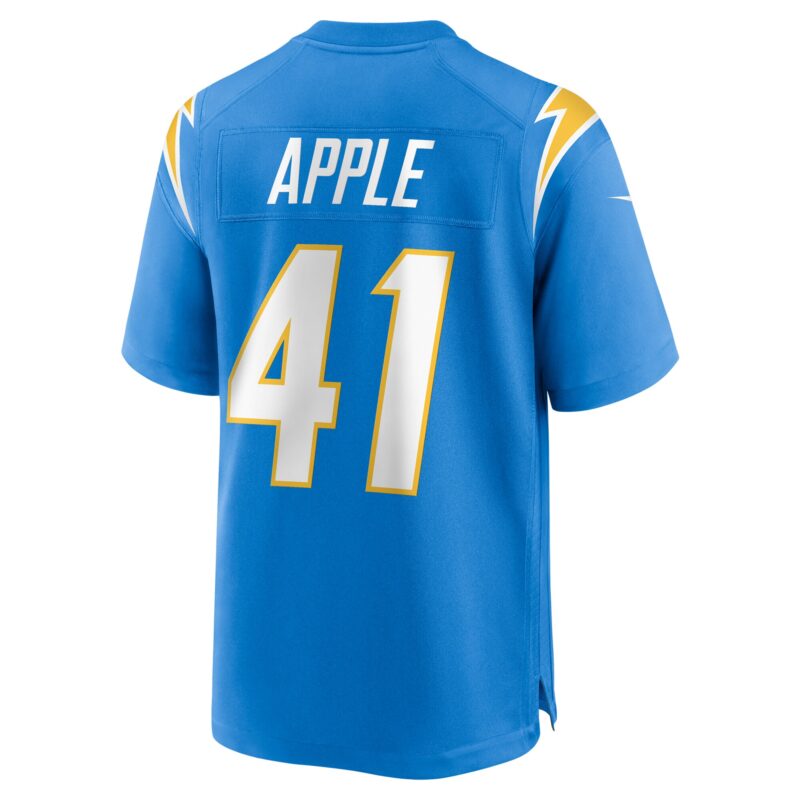 Eli Apple Los Angeles Chargers Team Game Jersey - Powder Blue - Image 3