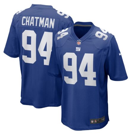 Elijah Chatman New York Giants Team Game Jersey - Royal