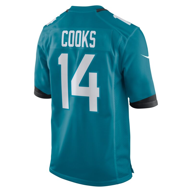 Elijah Cooks Jacksonville Jaguars Team Game Jersey - Teal - Image 3