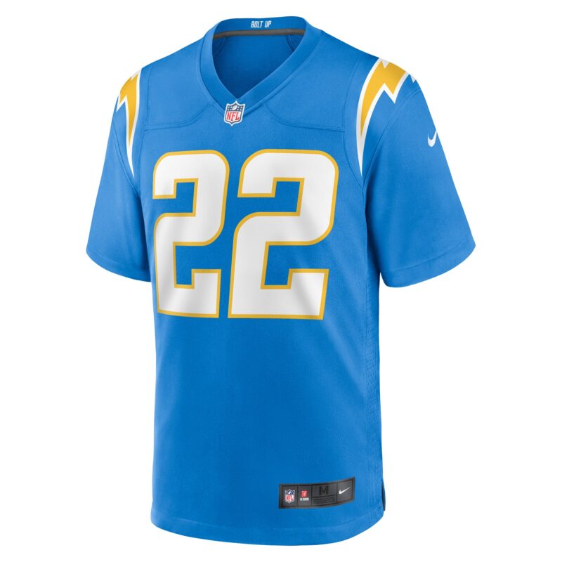 Elijah Molden Los Angeles Chargers Team Game Jersey - Powder Blue - Image 2
