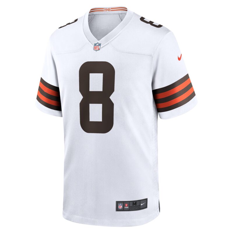 Elijah Moore Cleveland Browns Team Game Jersey - White - Image 2
