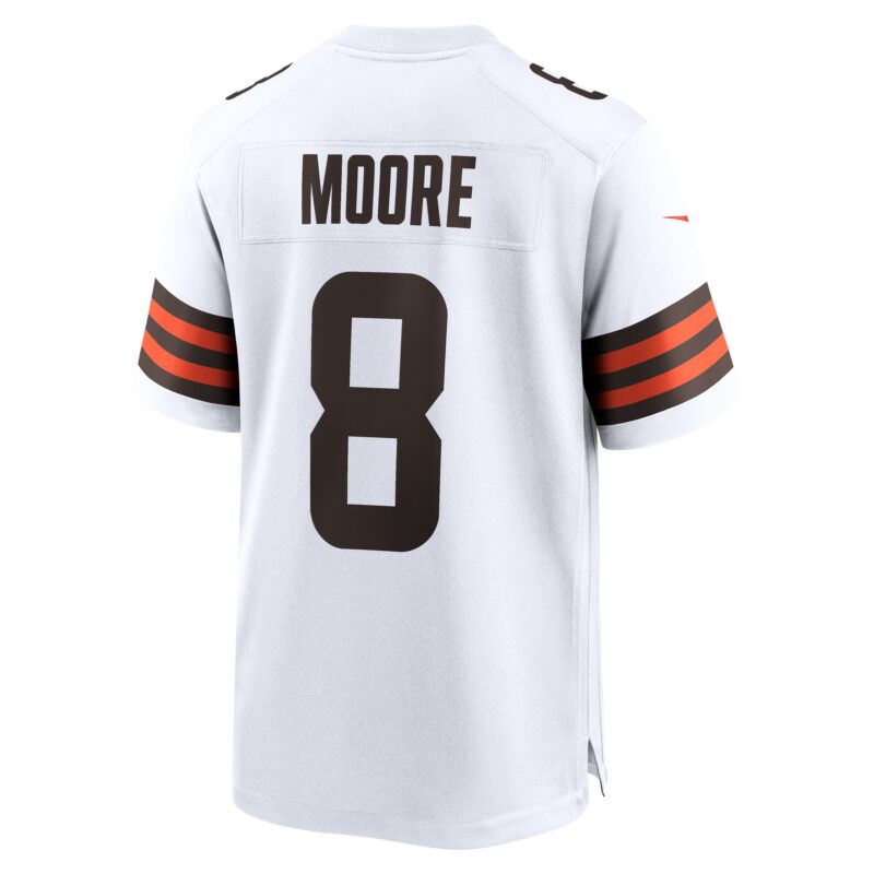 Elijah Moore Cleveland Browns Team Game Jersey - White - Image 3