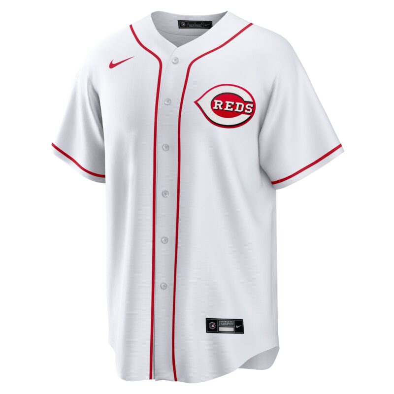 Elly De La Cruz Cincinnati Reds Home Jersey - White - Image 2