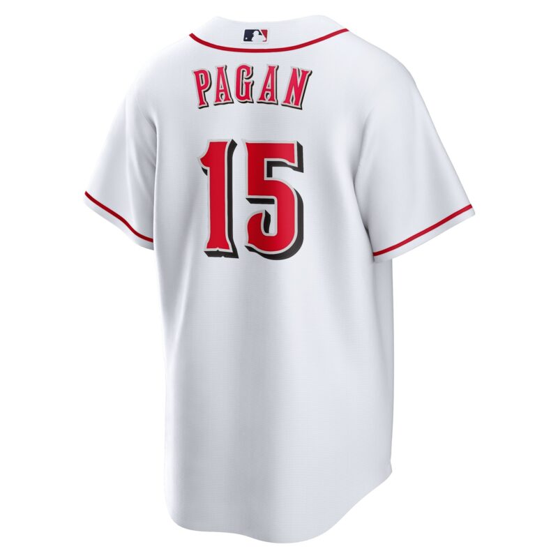 Emilio Pagan Cincinnati Reds Home Jersey - White - Image 3