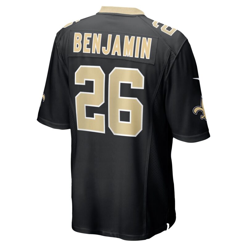 Eno Benjamin New Orleans Saints Team Game Jersey - Black - Image 3