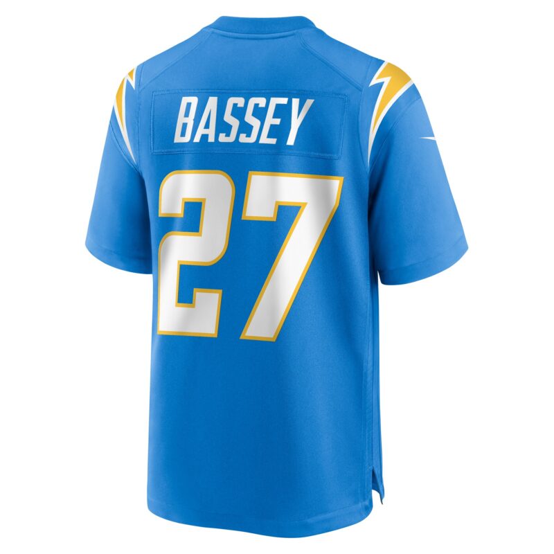 Essang Bassey Los Angeles Chargers Game Jersey - Powder Blue - Image 3