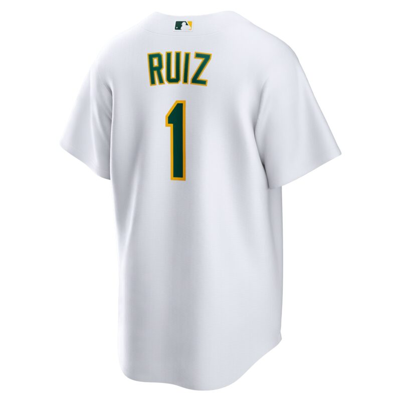 Esteury Ruiz Athletics Home Jersey - White - Image 3