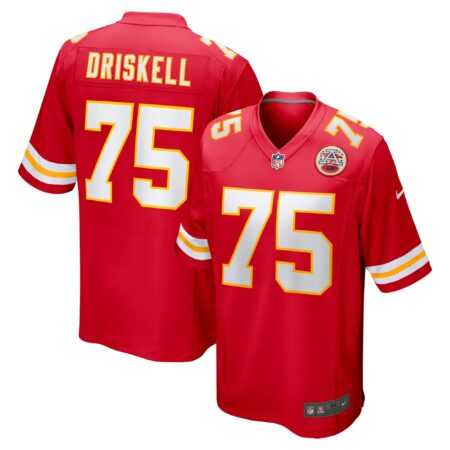 Ethan Driskell Kansas City Chiefs Game Jersey - Red