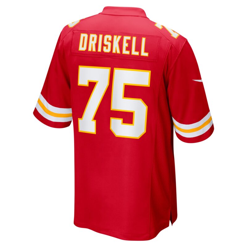 Ethan Driskell Kansas City Chiefs Game Jersey - Red - Image 3