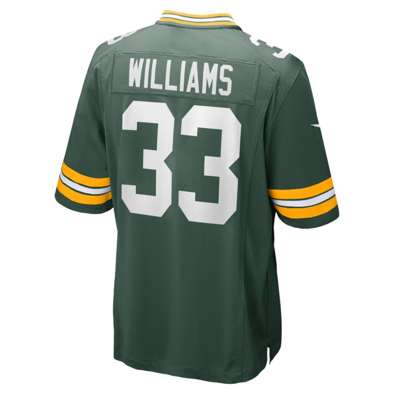 Evan Williams Green Bay Packers Game Jersey - Green - Image 3