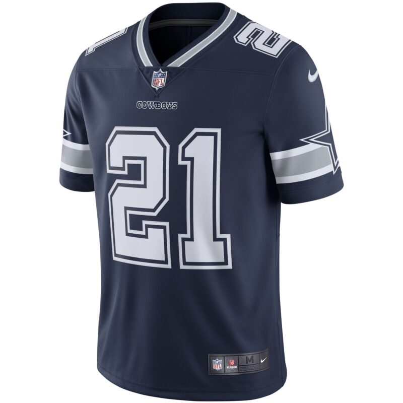 Ezekiel Elliott Dallas Cowboys Vapor Limited Jersey - Navy - Image 2