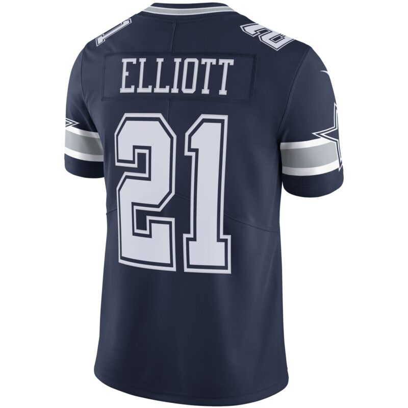 Ezekiel Elliott Dallas Cowboys Vapor Limited Jersey - Navy - Image 3
