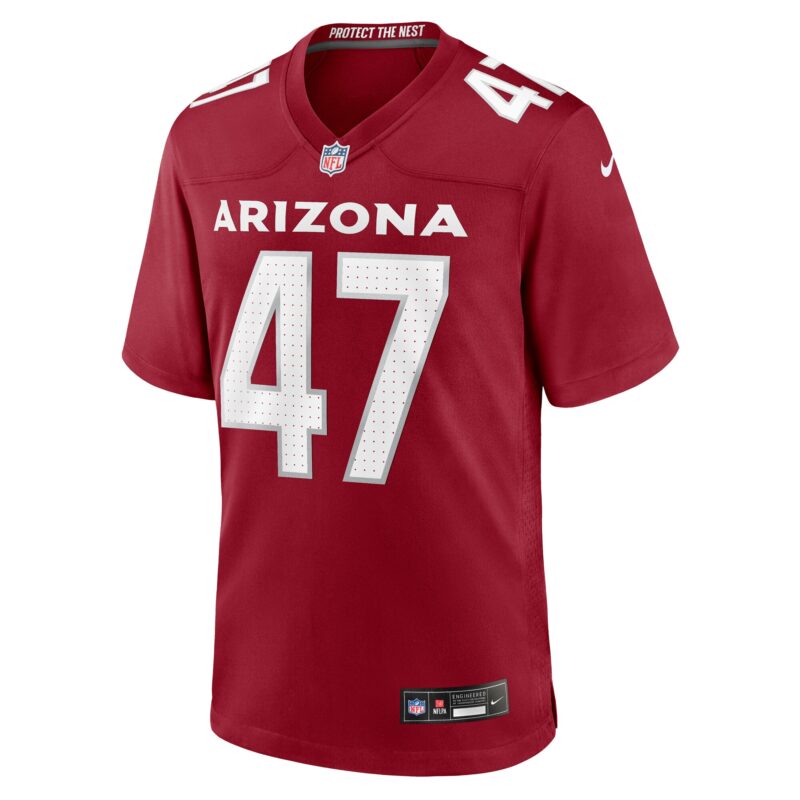 Ezekiel Turner Arizona Cardinals Team Game Jersey - Cardinal - Image 2