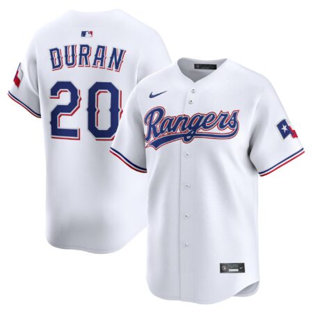 Ezequiel Duran Texas Rangers Alternate Limited Player Jersey - White